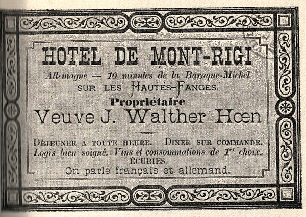 Mont Rigi pub Hoen